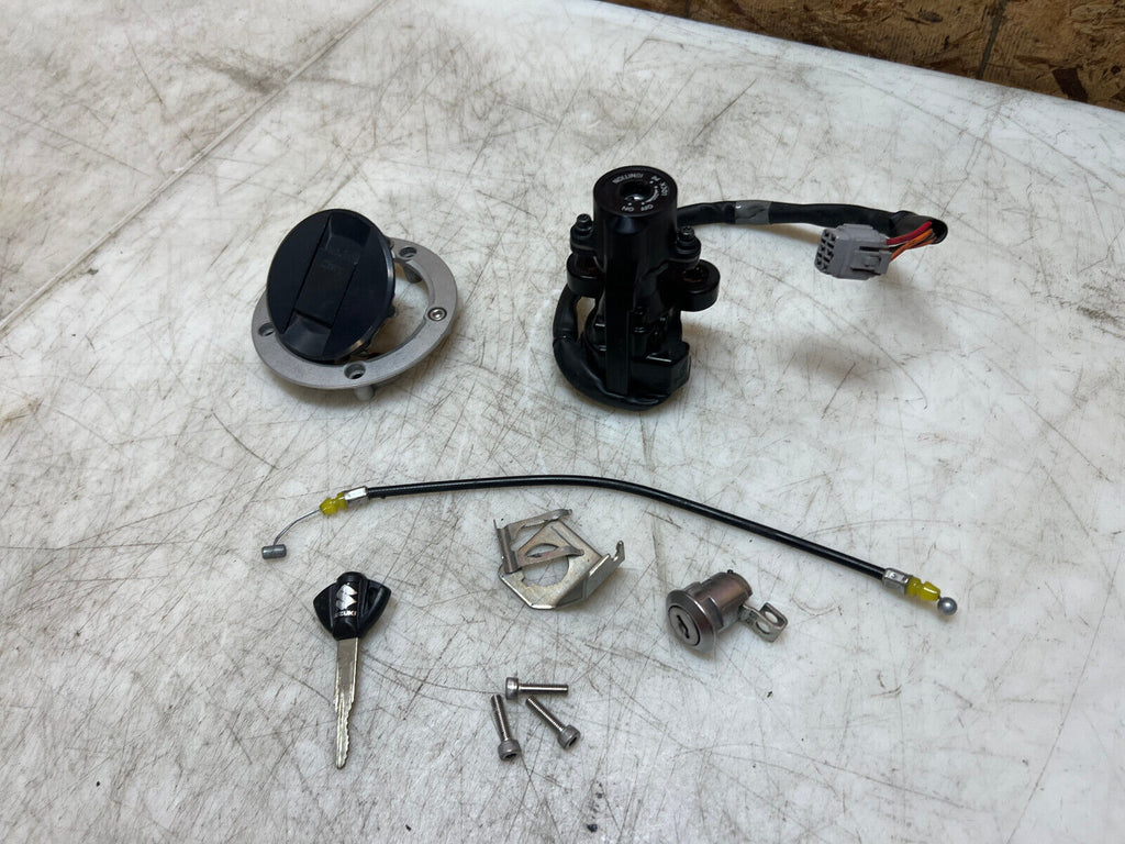 08 09 10 2008 2009 2010 SUZUKI GSXR GSX-R 600 750 LOCK SET KEY SET INGNITION OEM