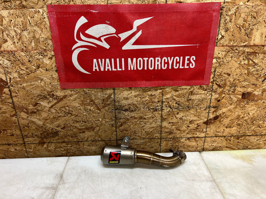 15 16 17 18 19 20 21 22 YAMAHA YZF R3 YZFR3 AKRAPOVIC SLIP ON EXHAUST PIPE NICE