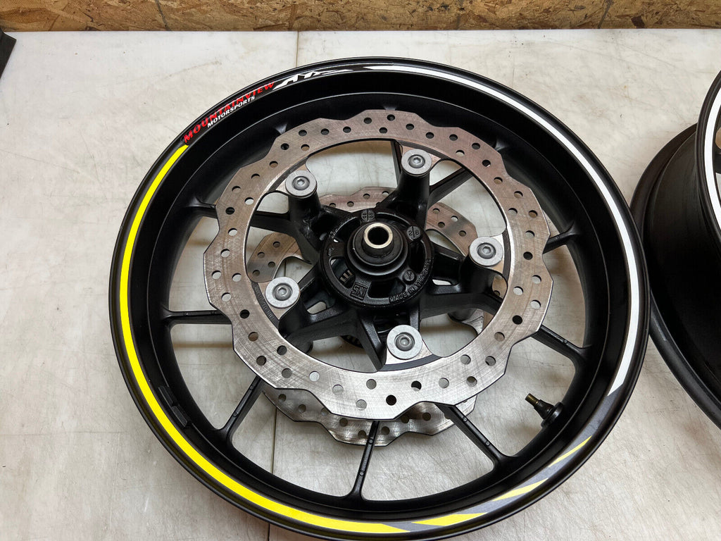 20 21 22 23 24 HONDA CBR500R CBR 500R FRONT & REAR WHEELS WHEEL RIMS RIM PAIR