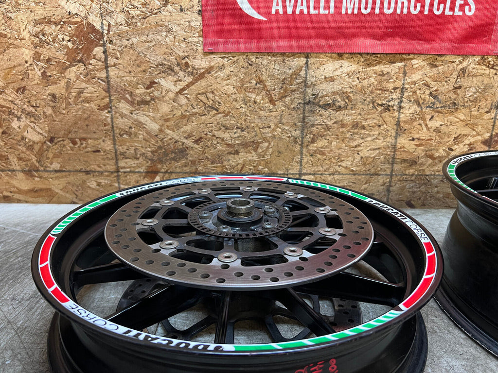 10 11 12 13 14 DUCATI MULTISTRADA 1200 S FRONT & REAR WHEELS WHEEL RIM RIMS PAIR