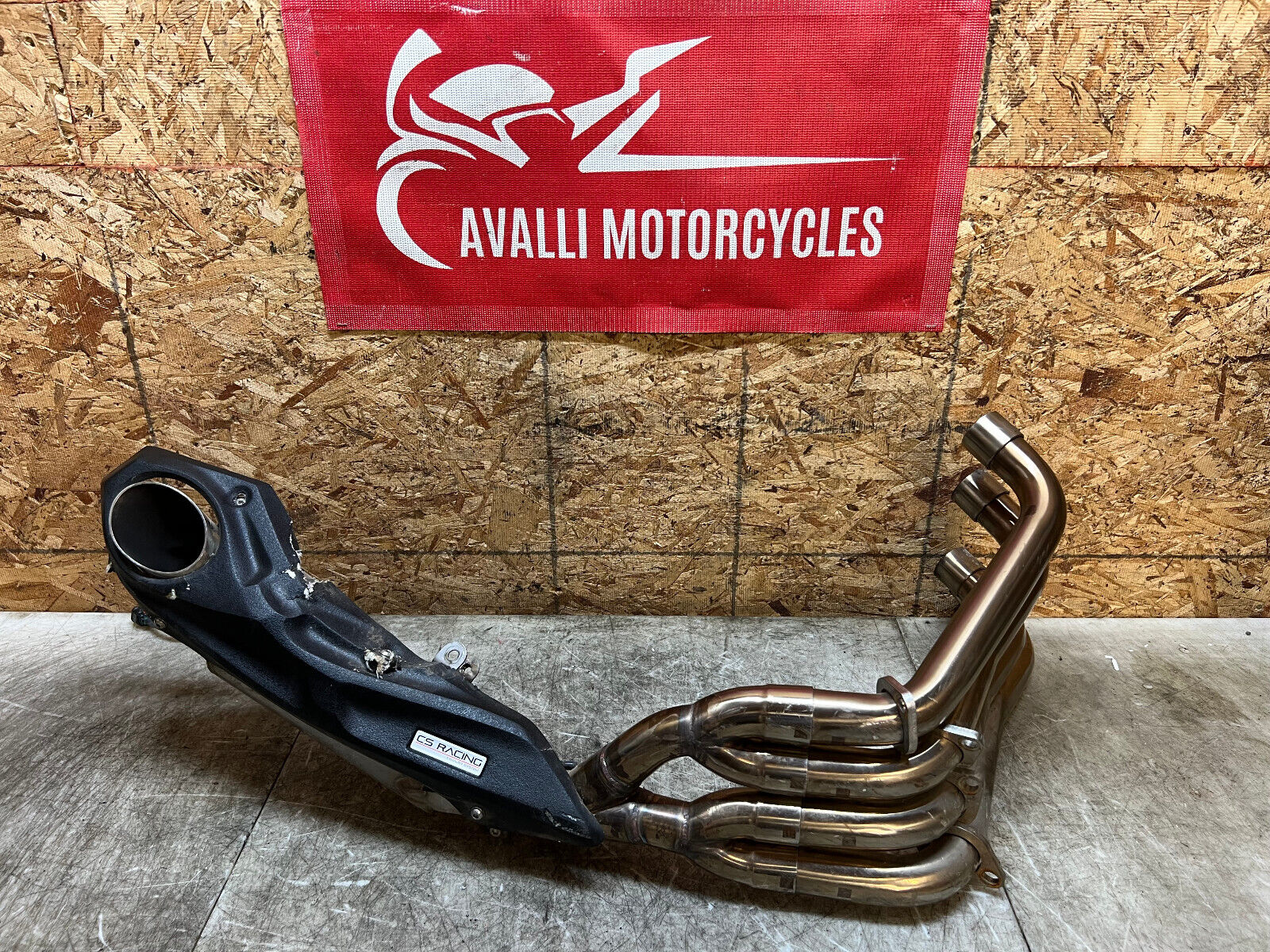 21 22 23 24 HONDA CBR650R CBR 650R CS RACING FULL EXHAUST SYSTEM PIPE HEADER