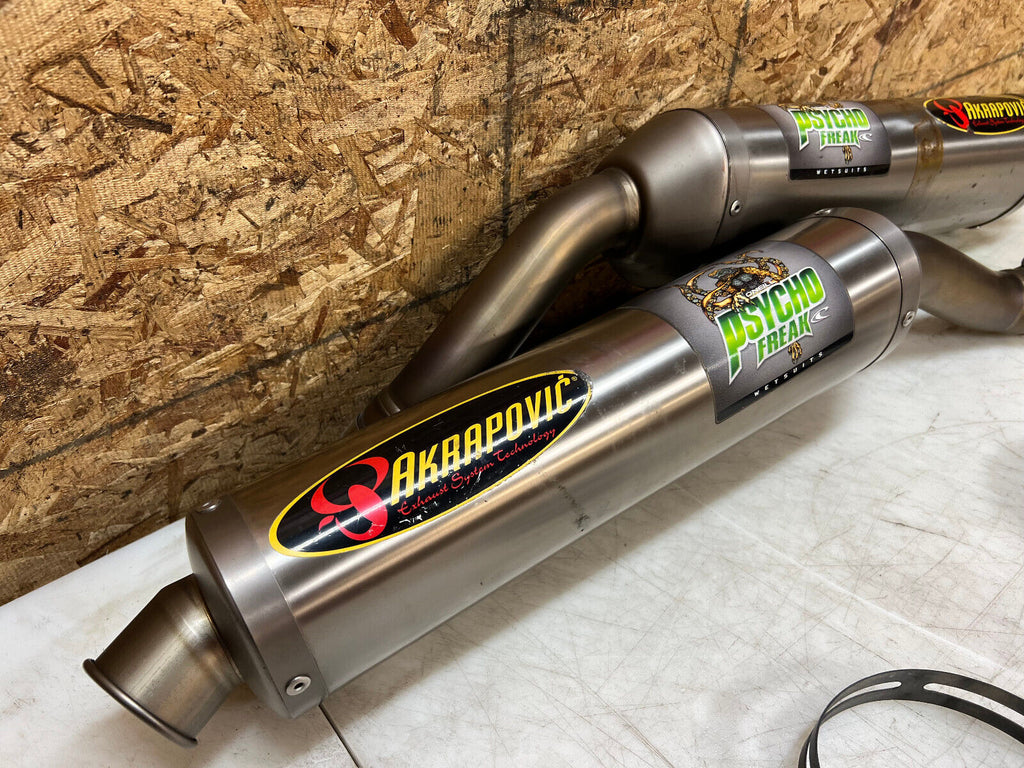 04 05 06 2004 2005 2006 YAMAHA YZFR1 YZF R1 AKRAPOVIC SLIP ON EXHAUST MUFFLER