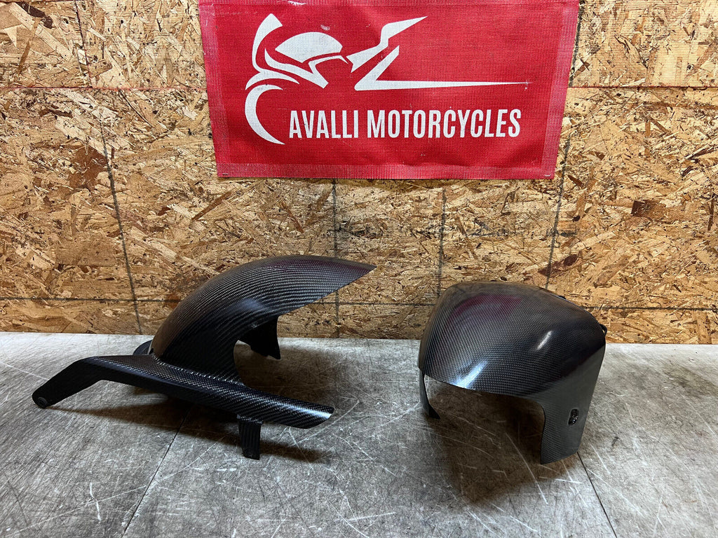 98 99 00 01 02 03 KAWASAKI NINJA ZX7-R ZX7R ZX7 FRONT REAR CARBON FIBER FENDER