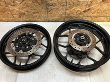 Load image into Gallery viewer, 16 17 18 19 20 21 22 YAMAHA YZF R3 YZFR3 FRONT REAR WHEELS WHEEL RIM RIMS PAIR
