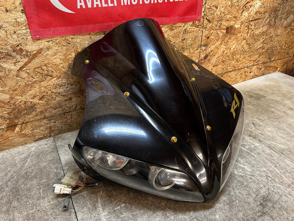 04 05 06 2004 2005 2006 YAMAHA YZFR1 YZF R1 HEADLIGHTS HEAD LIGHT FRONT NOSE