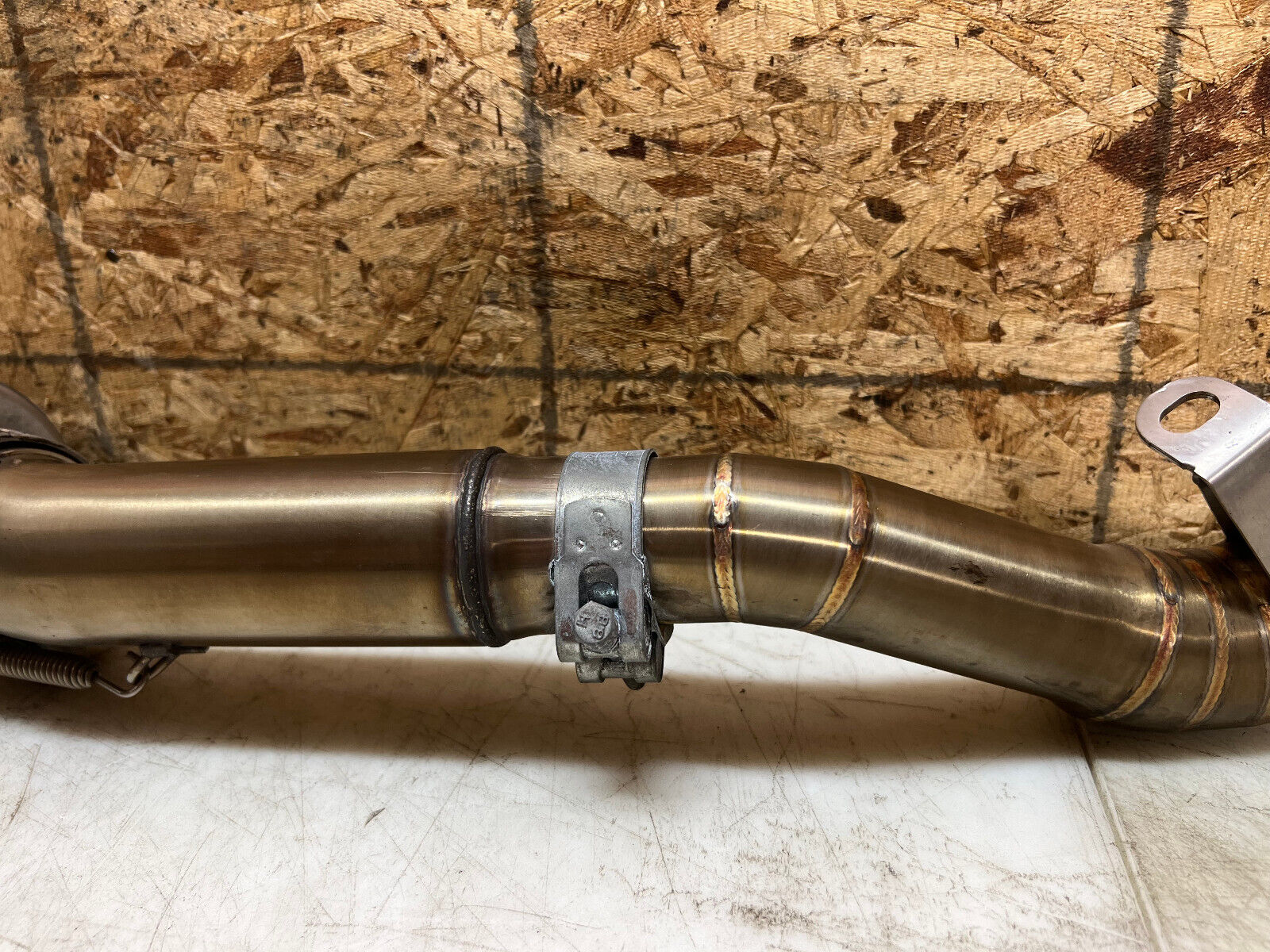 08 09 10 2009 2010 SUZUKI GSXR GSX-R 600 750 CARBON FIBER SLIP ON EXHAUST PIPE