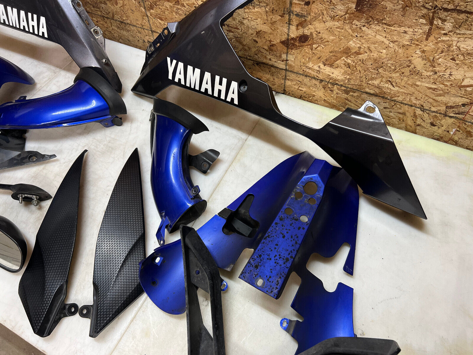 2007 2008 07 08 YAMAHA YZFR1 YZF R1 COMPLETE OEM FAIRING KIT FAIRINGS FRONT NOSE