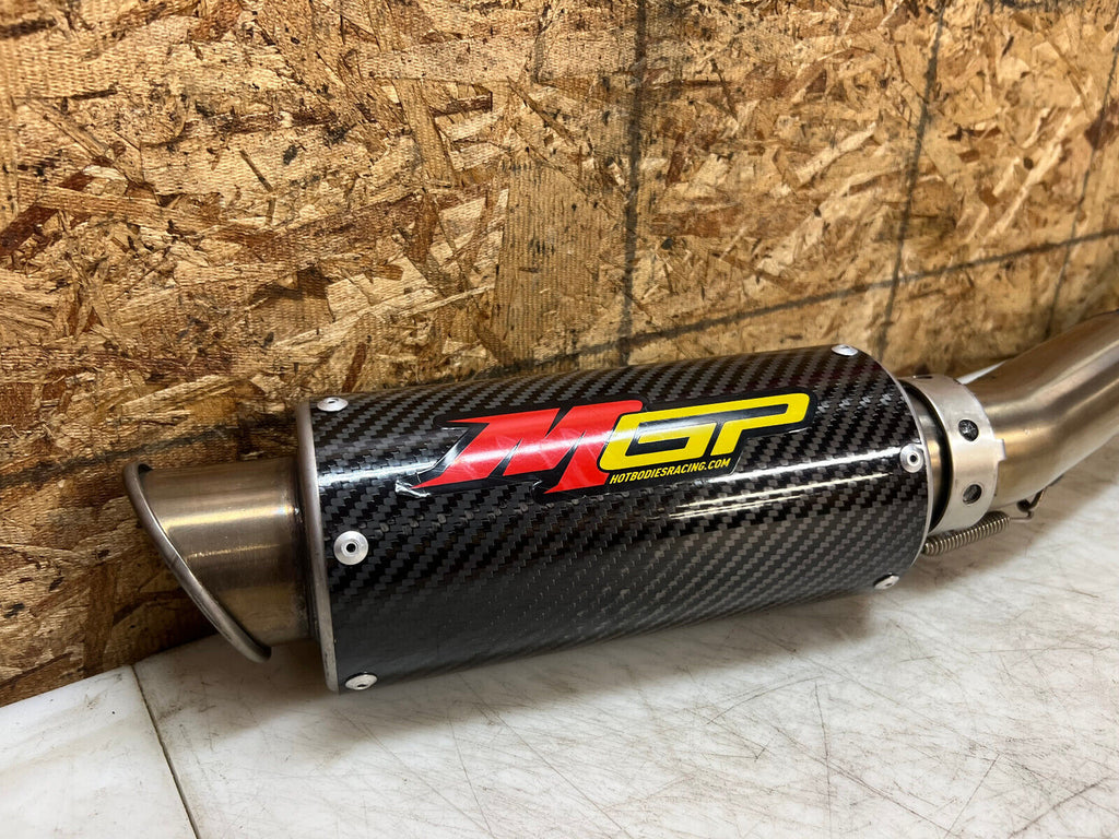 08 09 10 2009 2010 SUZUKI GSXR GSX-R 600 750 CARBON FIBER SLIP ON EXHAUST PIPE