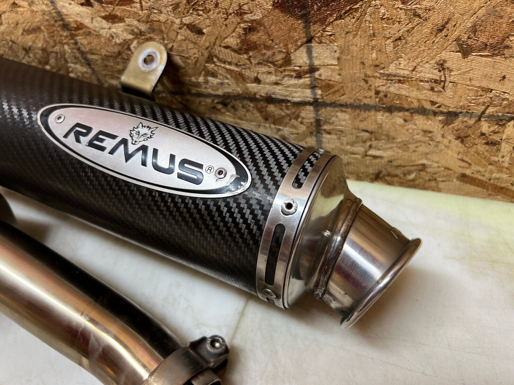 04 05 06 2004 2005 2006 YAMAHA YZFR1 YZF R1 REMUS CARBON FIBER SLIP ON EXHAUST