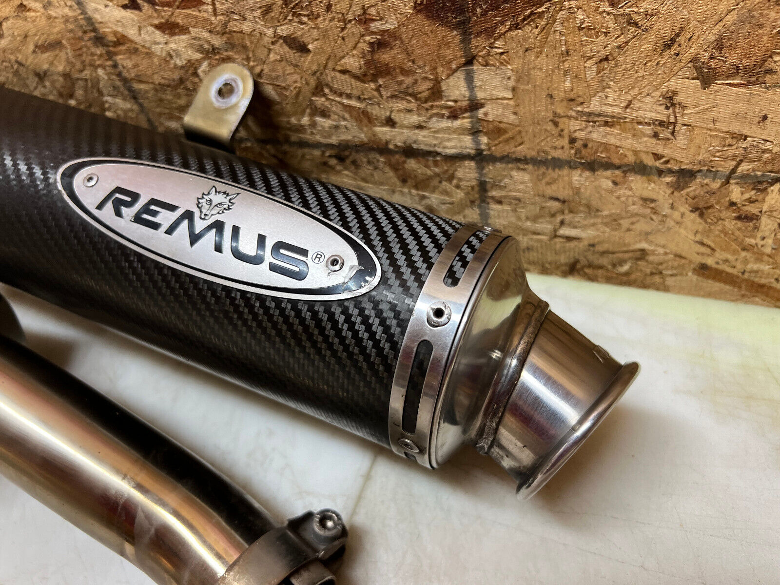 04 05 06 2004 2005 2006 YAMAHA YZFR1 YZF R1 REMUS CARBON FIBER SLIP ON EXHAUST