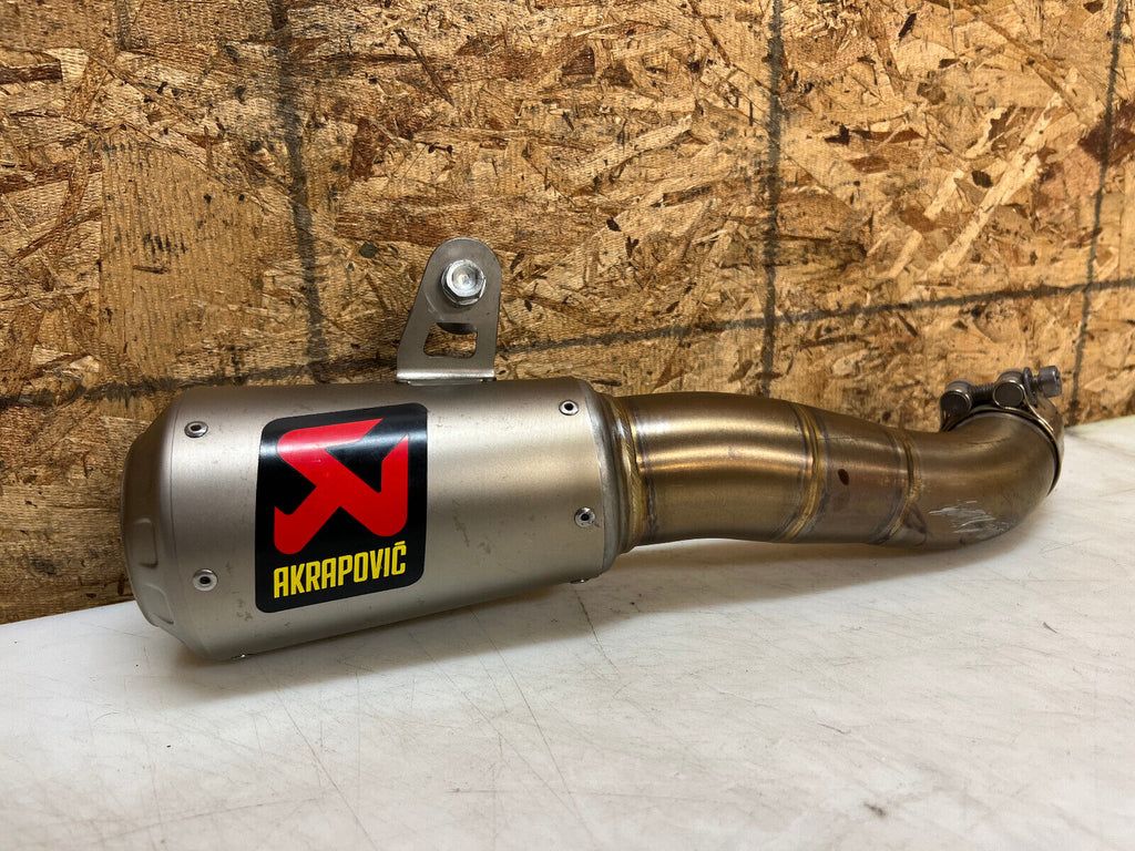 15 16 17 18 19 20 21 22 YAMAHA YZF R3 YZFR3 AKRAPOVIC SLIP ON EXHAUST PIPE NICE