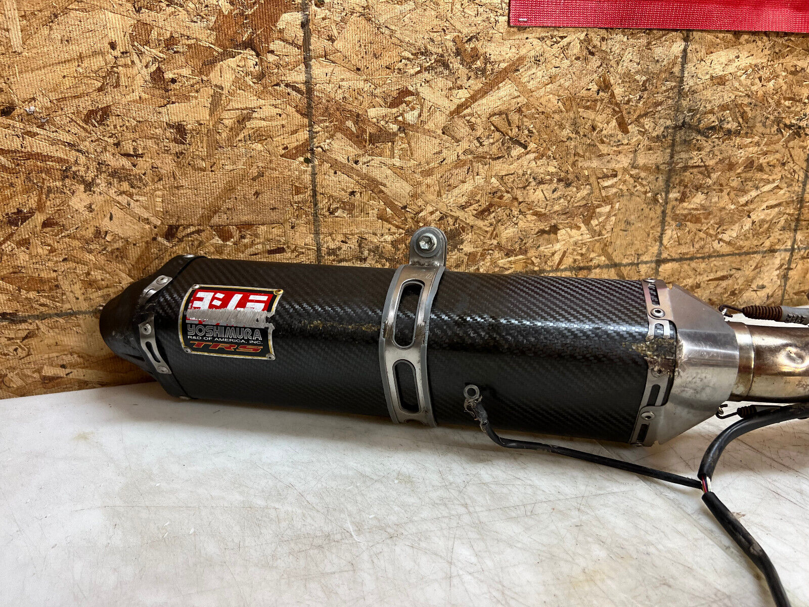 05 06 SUZUKI GSX-R1000 GSX-R GSXR 1000 YOSHIMURA CARBON FIBER FULL EXHAUST YOSHI