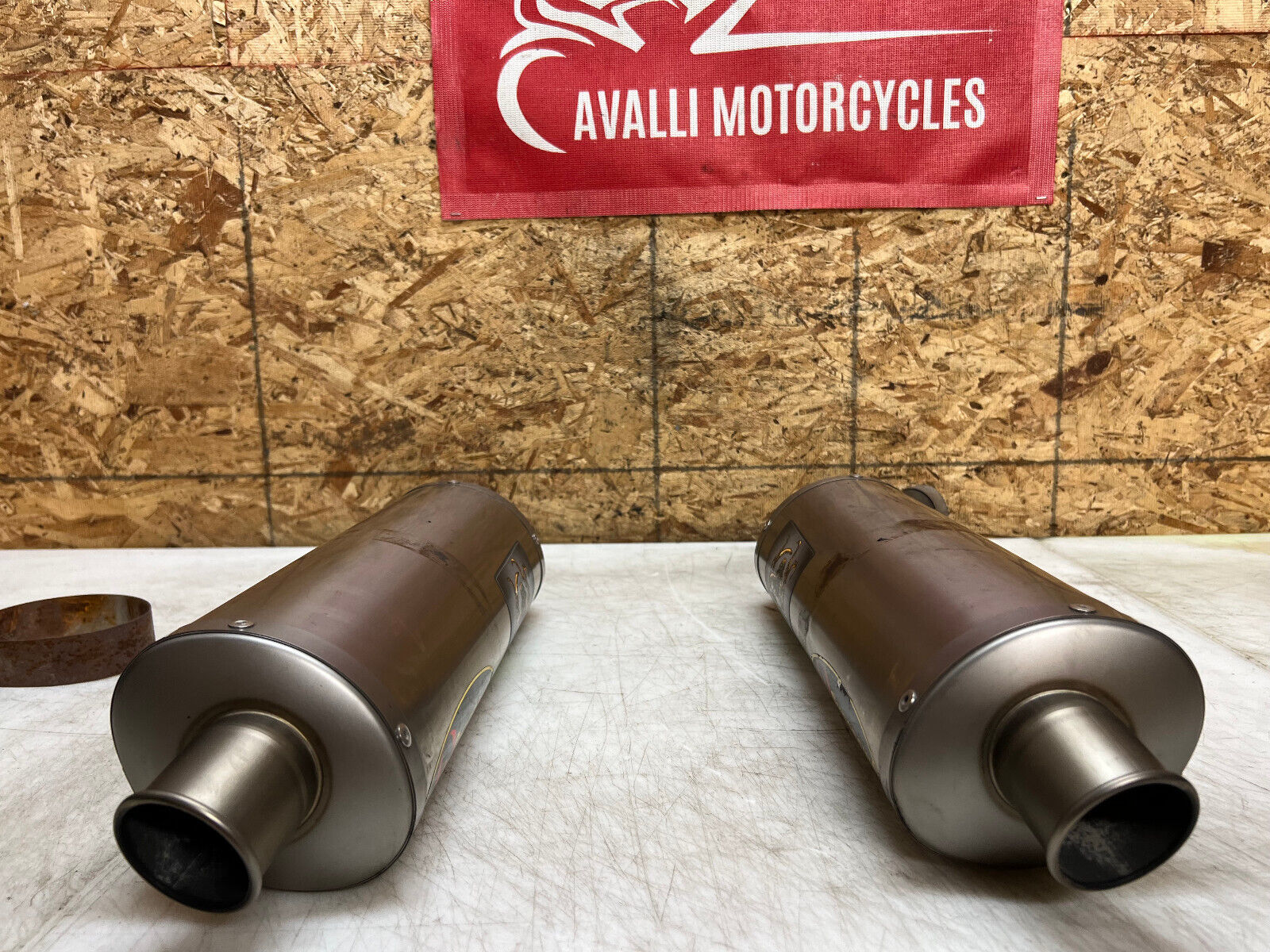 04 05 06 2004 2005 2006 YAMAHA YZFR1 YZF R1 AKRAPOVIC SLIP ON EXHAUST MUFFLER