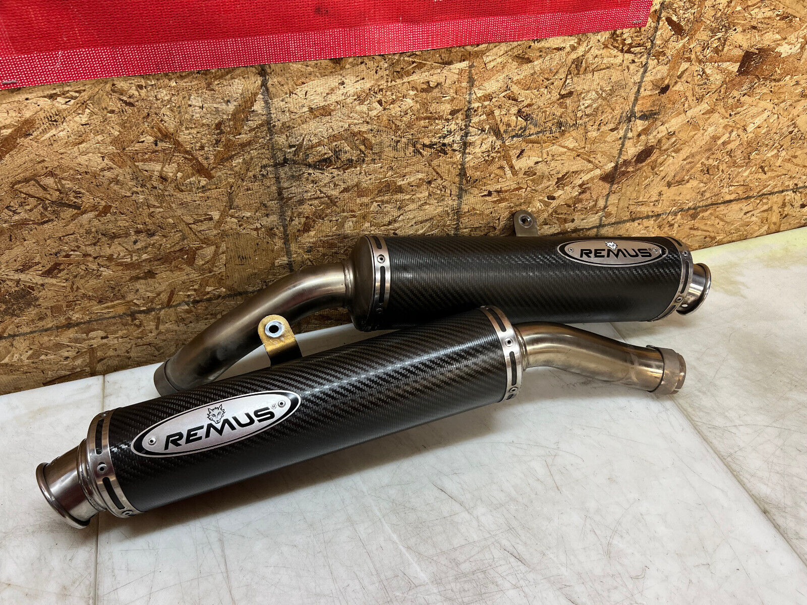 04 05 06 2004 2005 2006 YAMAHA YZFR1 YZF R1 REMUS CARBON FIBER SLIP ON EXHAUST