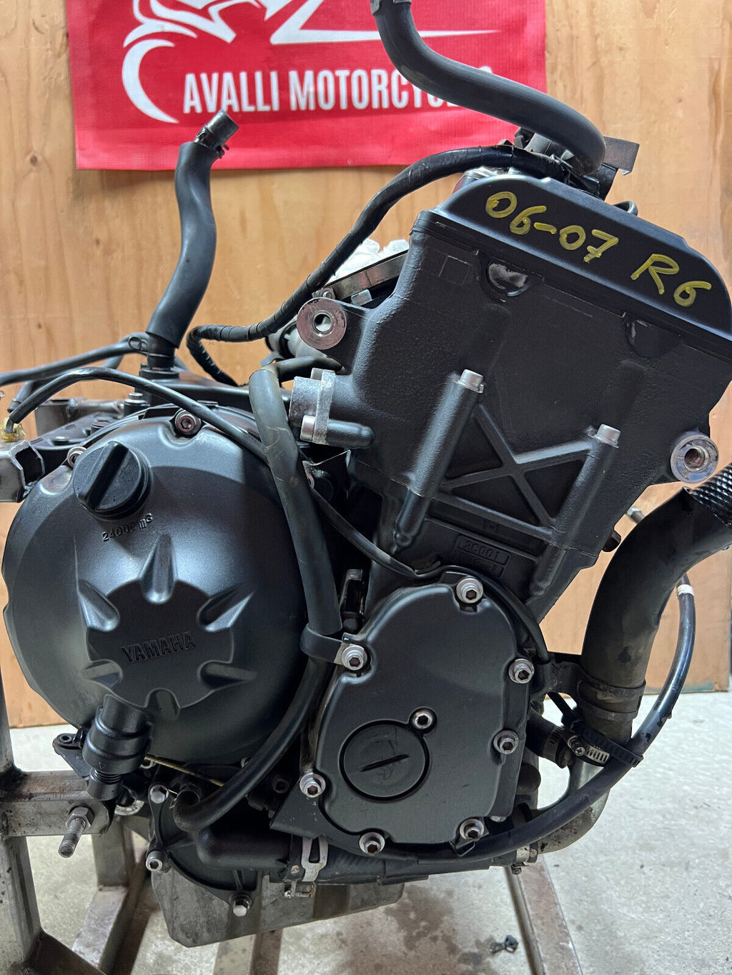 2006 2007 06 07 YAMAHA YZFR6 YZF R6 R ENGINE MOTOR GARUNTEED 30 DAY WARRANTY