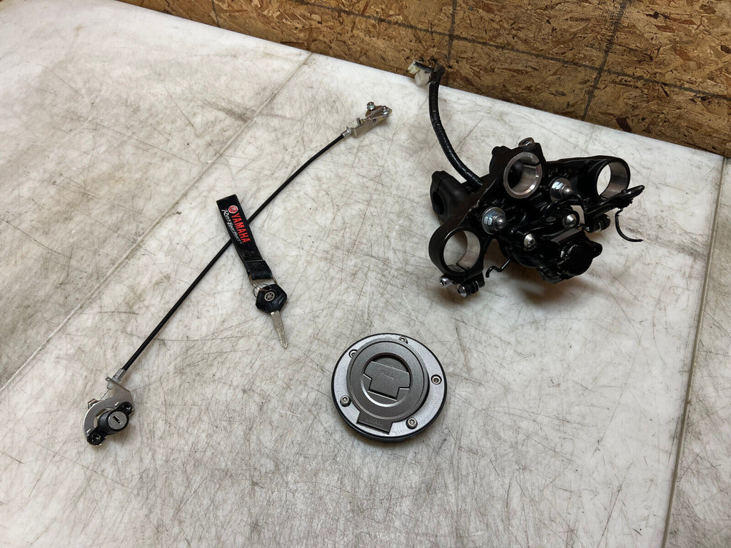 20 21 22 23 24 25 YAMAHA MT 07 MT-07 MT07 LOCK SET KEY SET IGNITION TRIPLE TREE