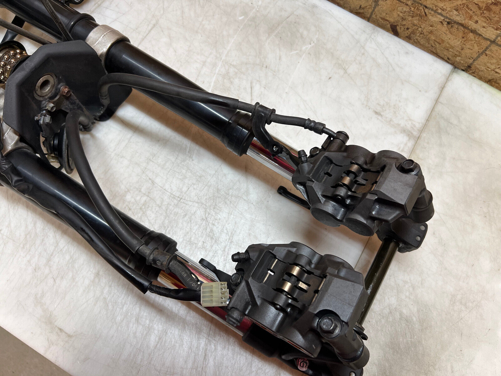 04 05 06 2004 2005 2006 YAMAHA YZFR1 YZF R1 FRONT END FRONT FORKS FORK TUBES OEM