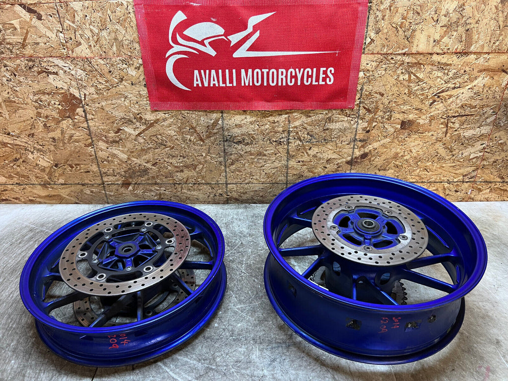 14 15 16 2015 2016 YAMAHA FZ9 FZ09 FZ-09 FZ 900 FRONT REAR WHEELS WHEEL RIM RIMS