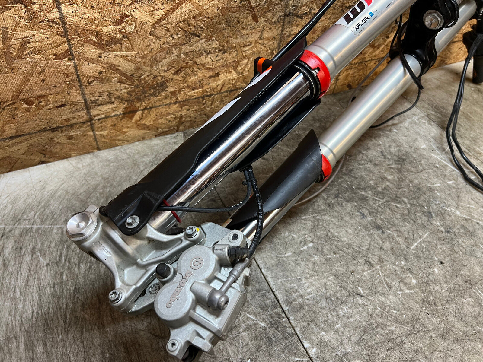 19 20 21 22 23 24 KTM ENDURO R SM SMC LC4 FRONT END FRONT FORKS FORK TUBES NICE