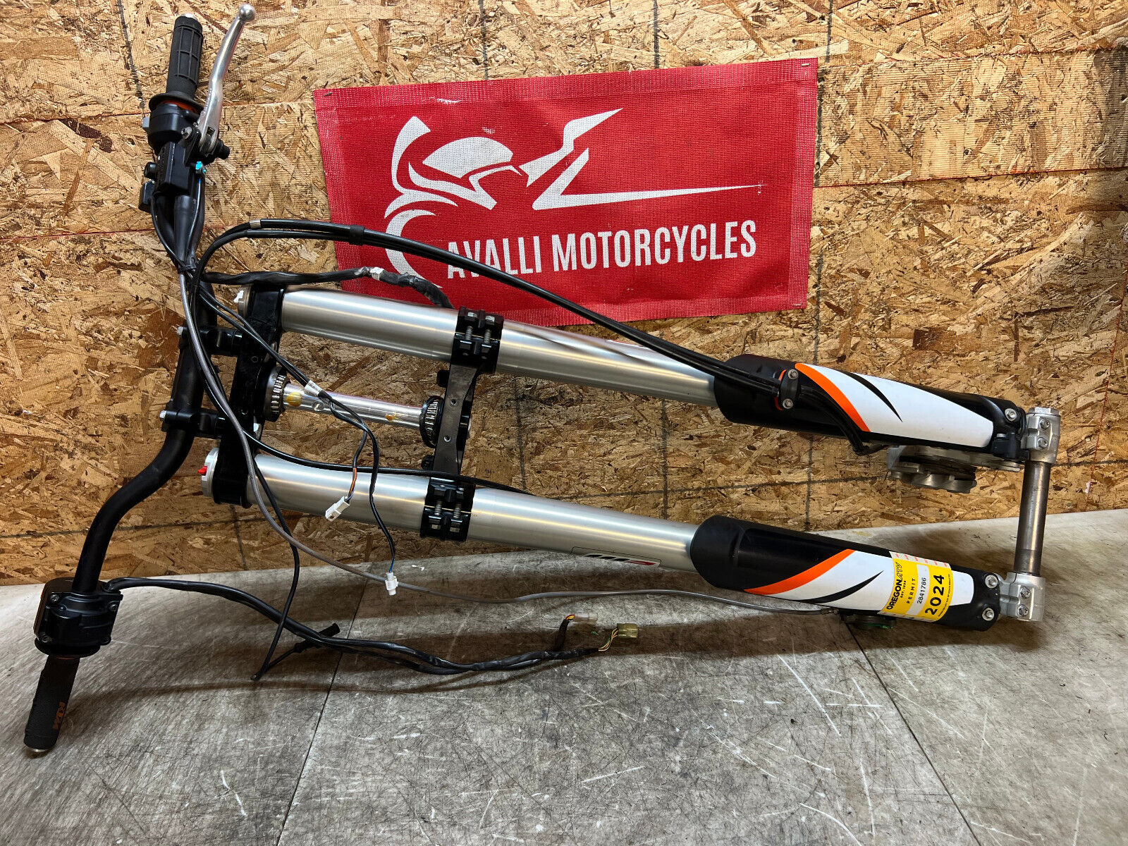 19 20 21 22 23 24 KTM ENDURO R SM SMC LC4 FRONT END FRONT FORKS FORK TUBES NICE