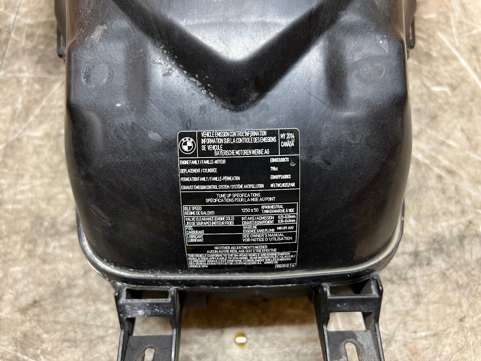13 14 15 16 17 18 BMW F800GS F 800GS F800 GS AIRBOX AIR BOX AIR INTAKE FILTER