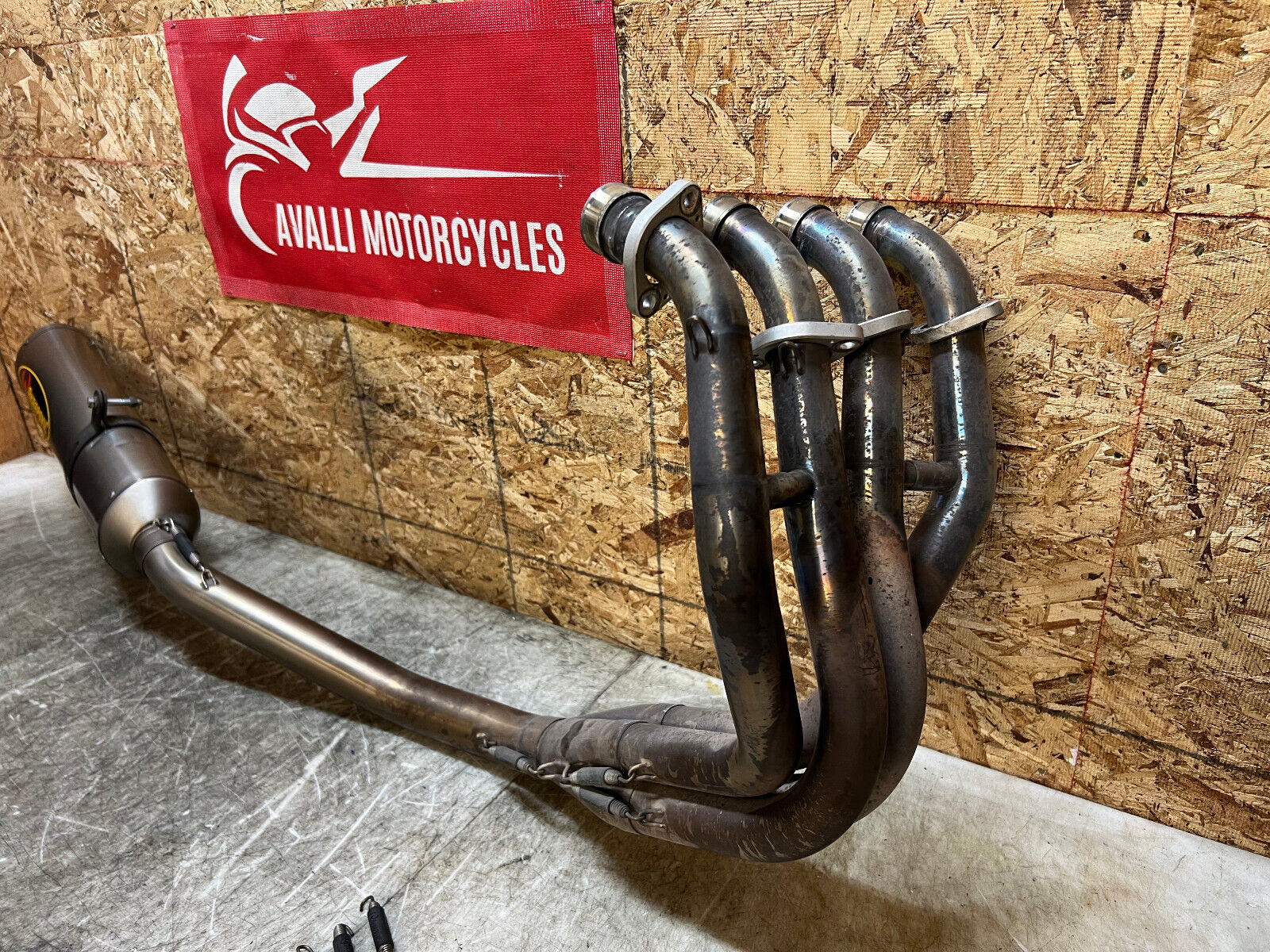98 99 00 01 02 03 KAWASAKI NINJA ZX7-R ZX7R ZX7 AKRAPOVIC FULL EXHAUST SYSTEM