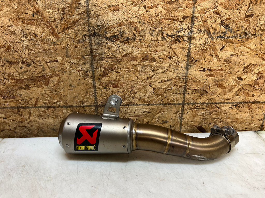 15 16 17 18 19 20 21 22 YAMAHA YZF R3 YZFR3 AKRAPOVIC SLIP ON EXHAUST PIPE NICE
