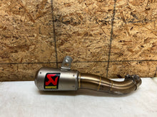 Load image into Gallery viewer, 15 16 17 18 19 20 21 22 YAMAHA YZF R3 YZFR3 AKRAPOVIC SLIP ON EXHAUST PIPE NICE
