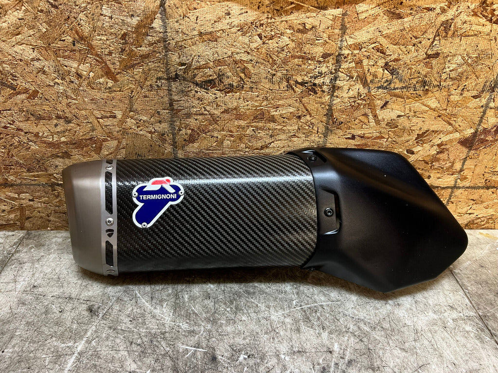 15 16 17 DUCATI MULTISTRADA 1200 S CARBON FIBER TERMIGNONI EXHAUST PIPE SLIP ON