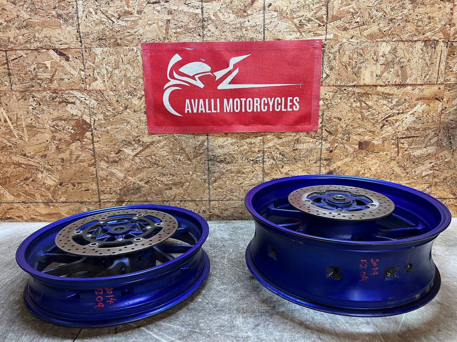 14 15 16 2015 2016 YAMAHA FZ9 FZ09 FZ-09 FZ 900 FRONT REAR WHEELS WHEEL RIM RIMS