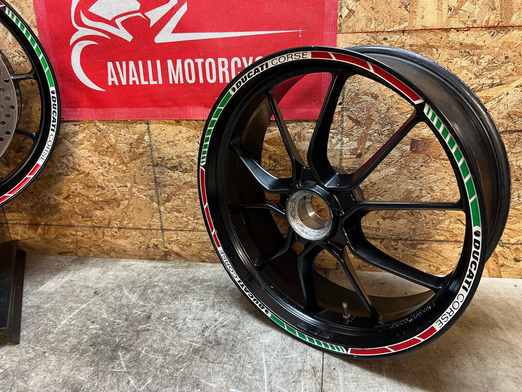 10 11 12 13 14 DUCATI MULTISTRADA 1200 S FRONT & REAR WHEELS WHEEL RIM RIMS PAIR