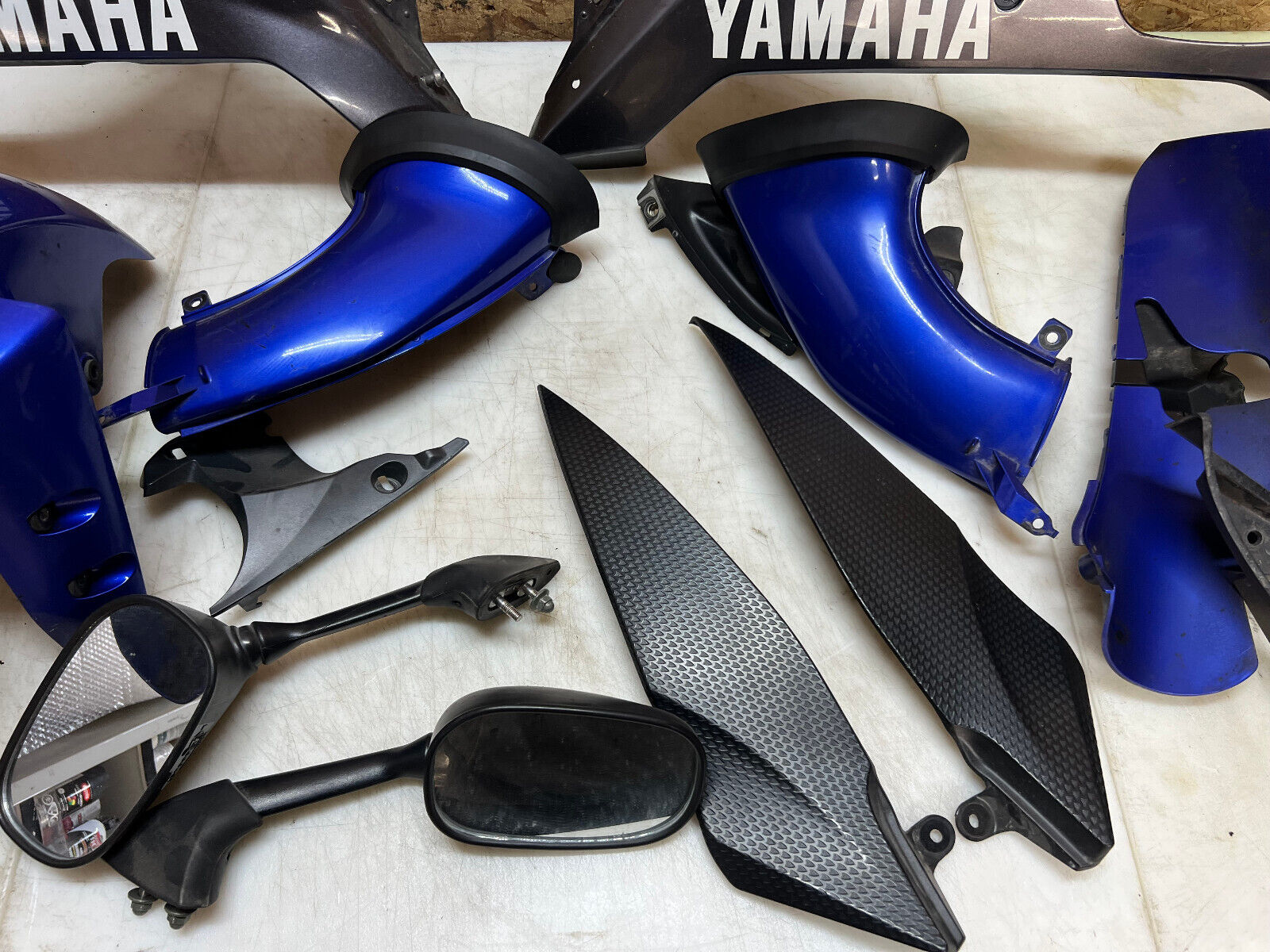 2007 2008 07 08 YAMAHA YZFR1 YZF R1 COMPLETE OEM FAIRING KIT FAIRINGS FRONT NOSE