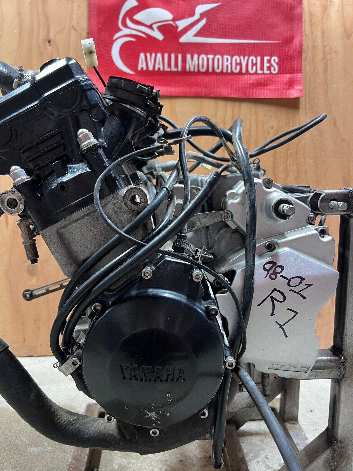 98 99 00 01 1998-2001 YAMAHA YZFR1 YZF R1 COMPLETE ENGINE MOTOR 30 DAY WARRANTY