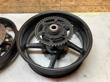 Load image into Gallery viewer, 04 05 06 07 08 2006 YAMAHA YZFR1 YZF R1 FRONT &amp; REAR WHEELS WHEEL RIM RIMS PAIR
