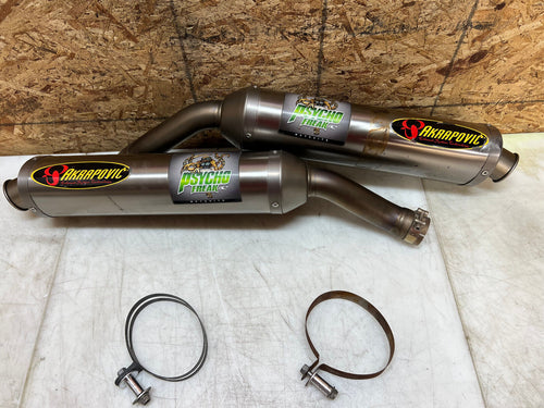 04 05 06 2004 2005 2006 YAMAHA YZFR1 YZF R1 AKRAPOVIC SLIP ON EXHAUST MUFFLER