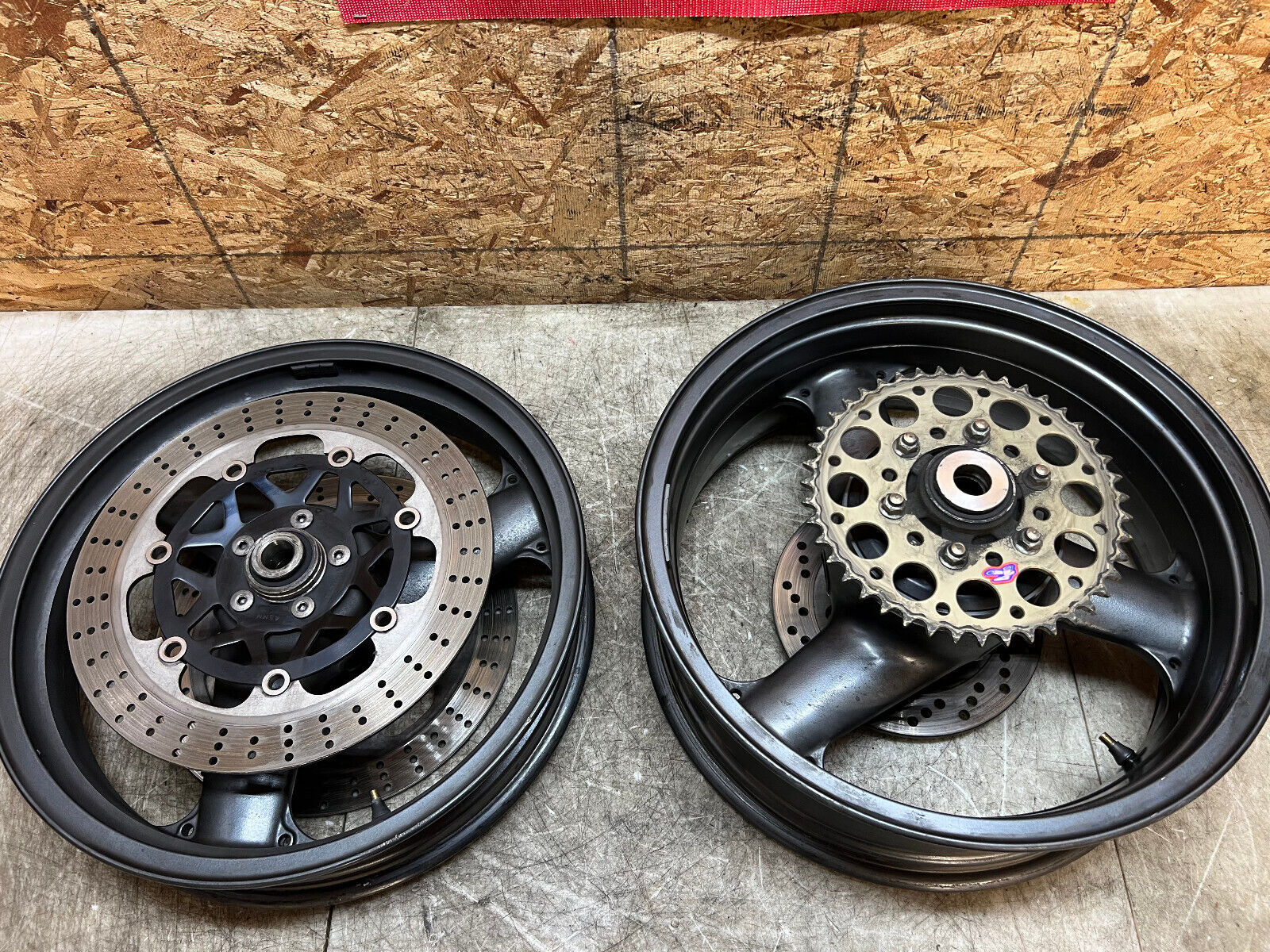 98 99 00 01 02 03 KAWASAKI NINJA ZX7-R ZX7R ZX7 FRONT REAR WHEELS