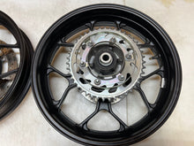 Load image into Gallery viewer, 16 17 18 19 20 21 22 YAMAHA YZF R3 YZFR3 FRONT REAR WHEELS WHEEL RIM RIMS PAIR
