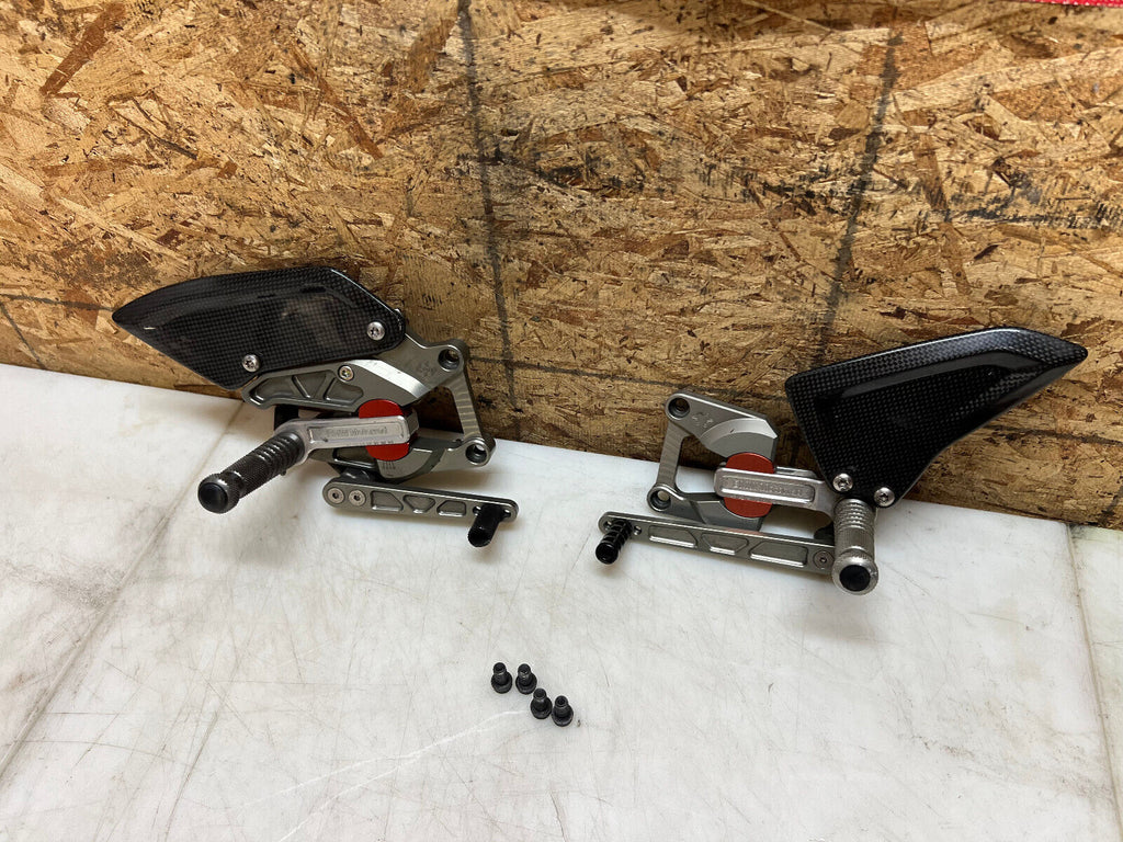09 10 11 12 13 14 BMW S1000RR S1000 RR M MOTORRAD LEFT RIGHT REARSET REARSETS