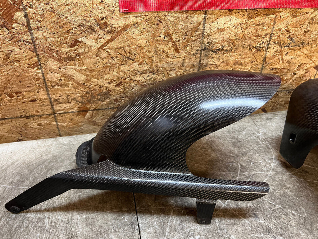 98 99 00 01 02 03 KAWASAKI NINJA ZX7-R ZX7R ZX7 FRONT REAR CARBON FIBER FENDER
