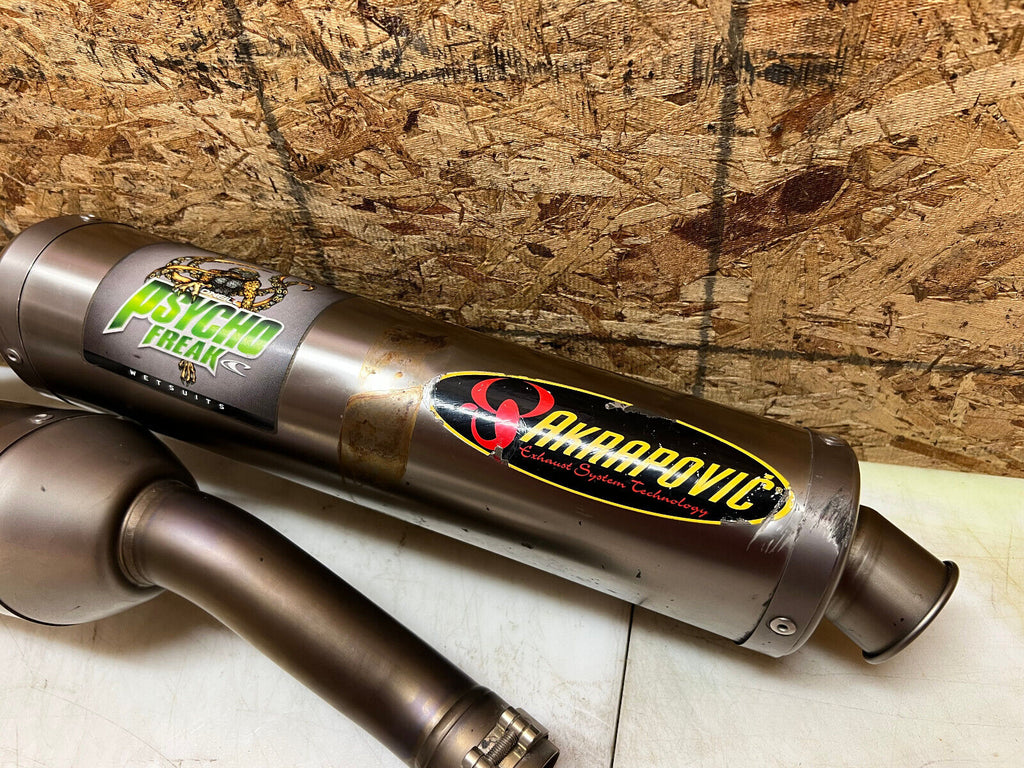 04 05 06 2004 2005 2006 YAMAHA YZFR1 YZF R1 AKRAPOVIC SLIP ON EXHAUST MUFFLER
