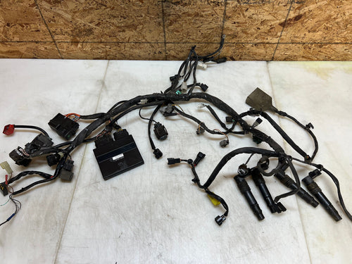 04 05 SUZUKI GSXR GSX-R 750 GSXR750 ECU CDI ECM MAIN ENGINE WIRING HARNESS LOOM