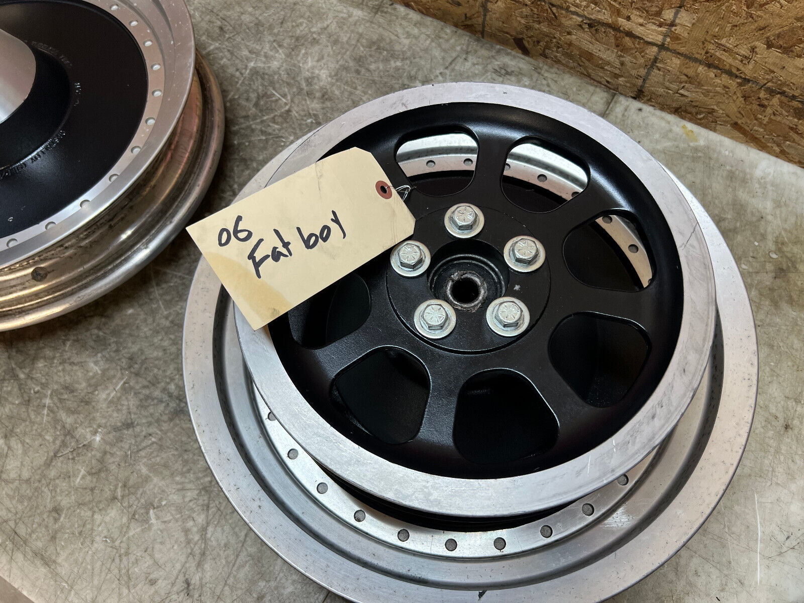 HARLEY DAVIDSON FAT BOY FLSTFI FATBOY SOFTAIL SOFT TAIL FRONT REAR WHEELS WHEEL