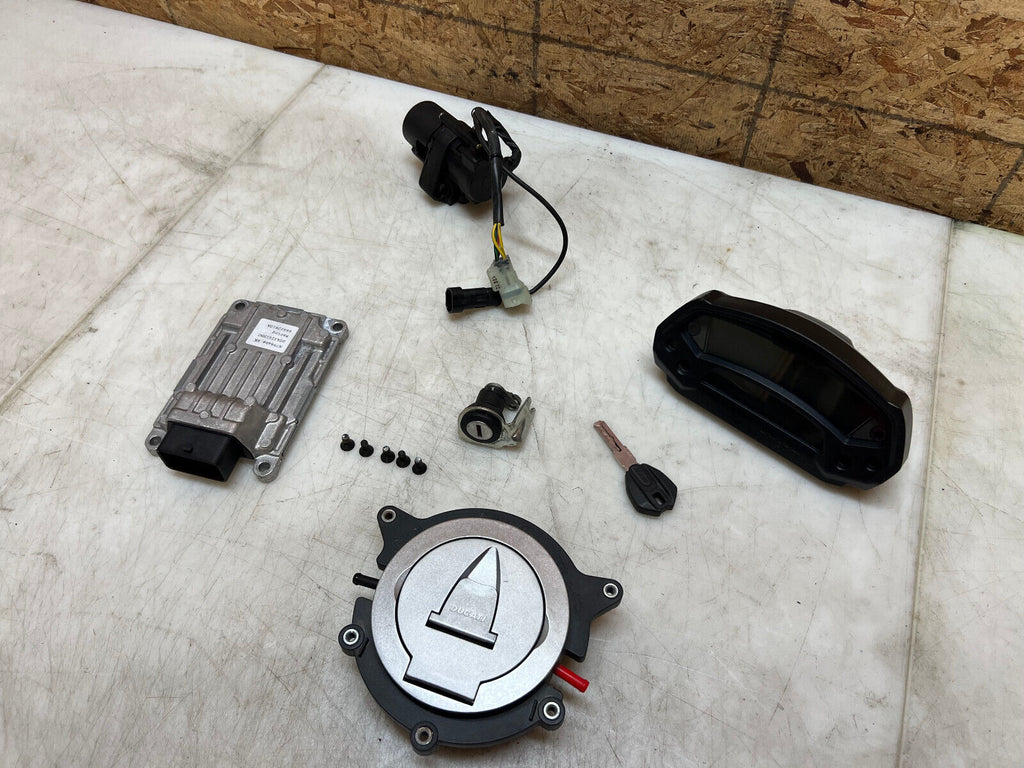 10 11 12 13 14 DUCATI MONSTER 796 M796 LOCK SET KEY SET IGNITION CLUSTER ECU CDI
