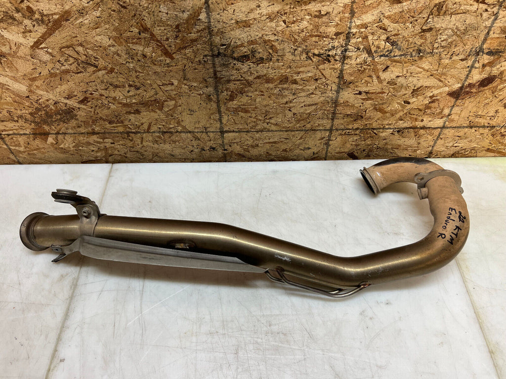 19 20 21 22 23 24 KTM 690 ENDURO R LC4 EXHAUST HEADER HEAD PIPE MID MANIFOLD OEM