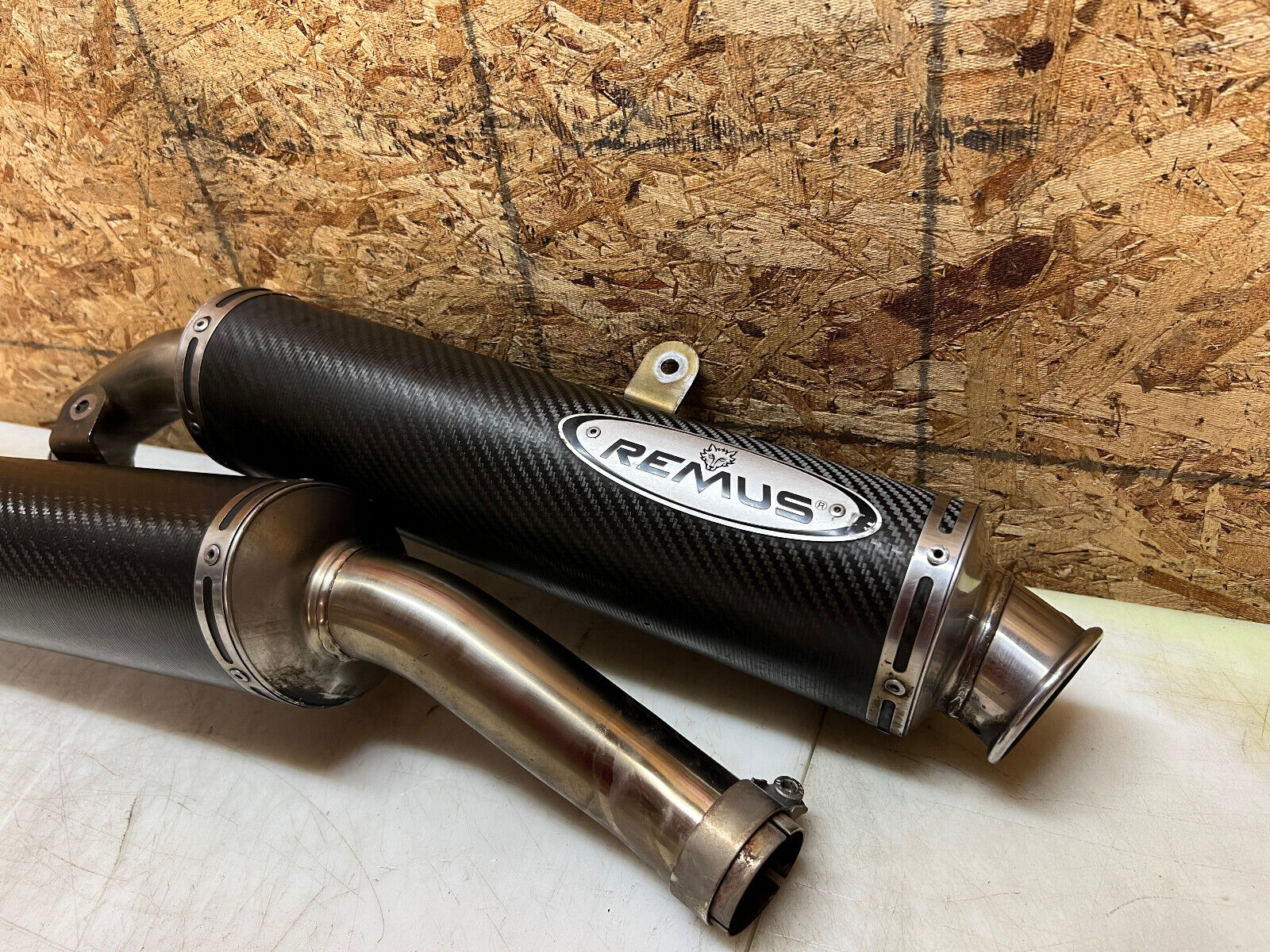 04 05 06 2004 2005 2006 YAMAHA YZFR1 YZF R1 REMUS CARBON FIBER SLIP ON EXHAUST