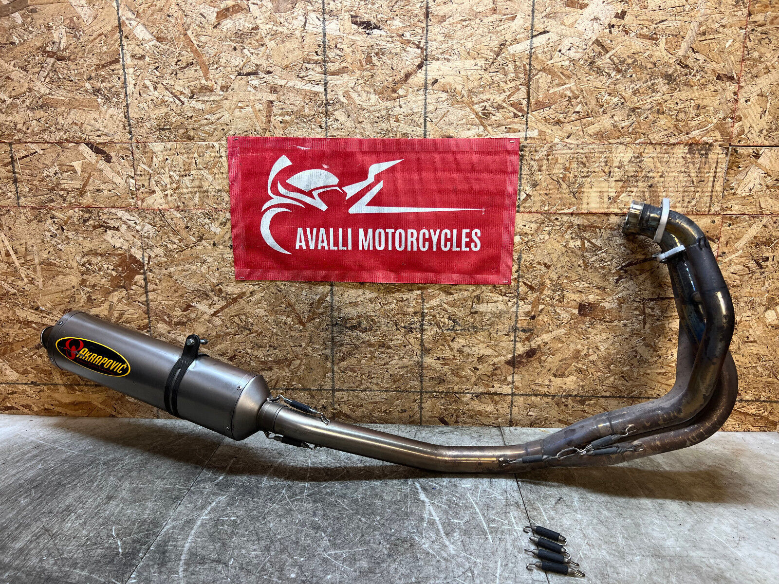 98 99 00 01 02 03 KAWASAKI NINJA ZX7-R ZX7R ZX7 AKRAPOVIC FULL EXHAUST SYSTEM