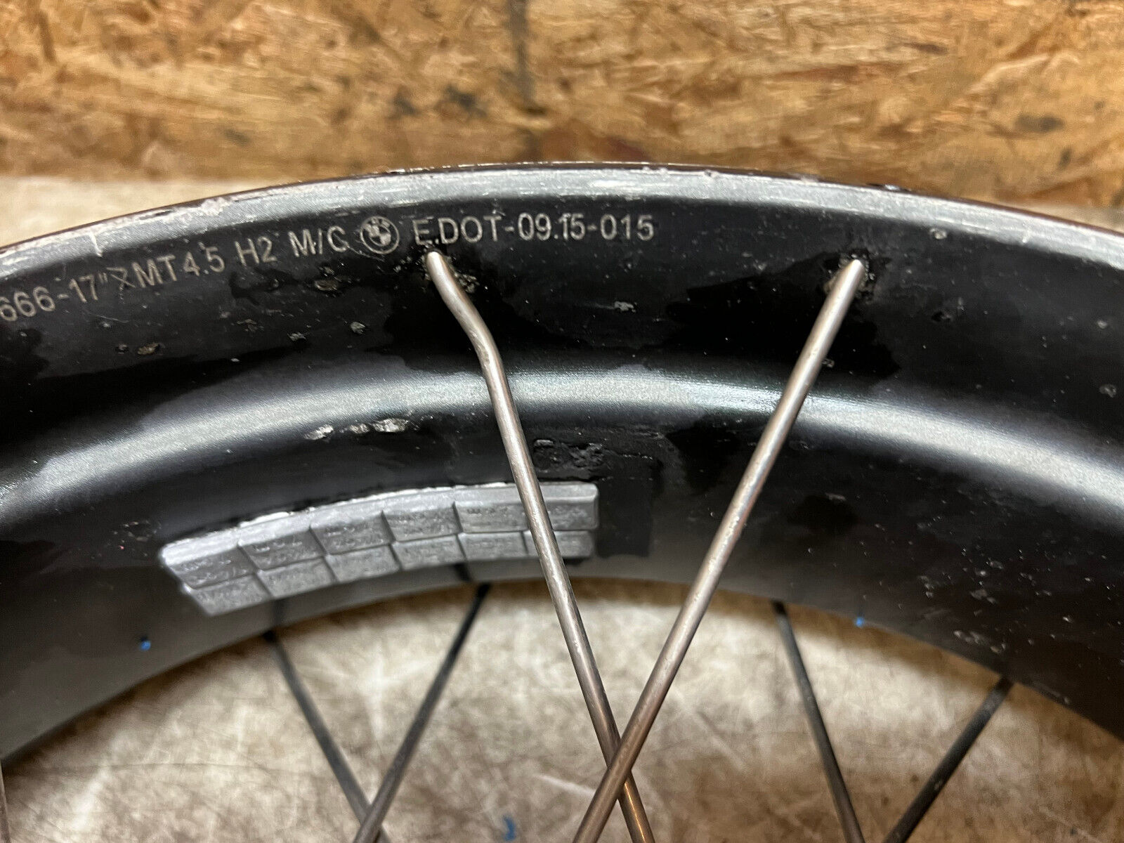 14 15 16 17 18 BMW R1200GS ADVENTURE R 1200 GS REAR WHEEL BACK WHEEL RIM GSA