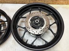 Load image into Gallery viewer, 16 17 18 19 20 21 22 YAMAHA YZF R3 YZFR3 FRONT REAR WHEELS WHEEL RIM RIMS PAIR
