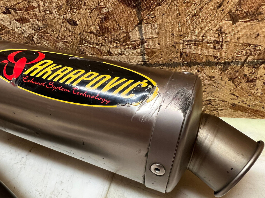 04 05 06 2004 2005 2006 YAMAHA YZFR1 YZF R1 AKRAPOVIC SLIP ON EXHAUST MUFFLER