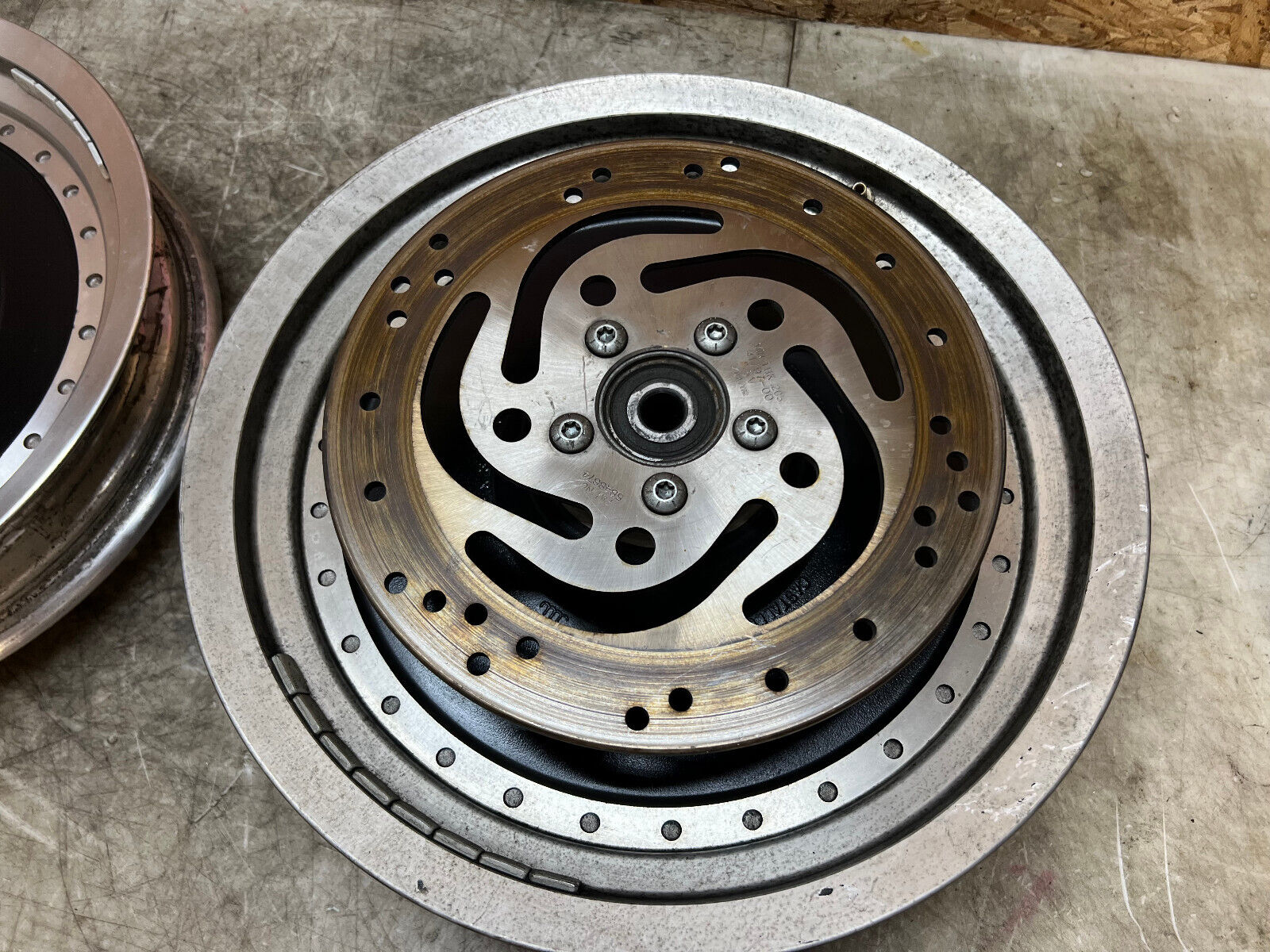 HARLEY DAVIDSON FAT BOY FLSTFI FATBOY SOFTAIL SOFT TAIL FRONT REAR WHEELS WHEEL